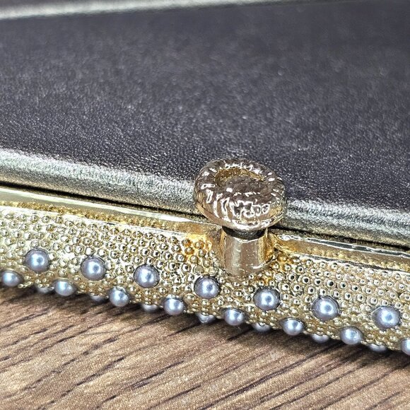 L’Objet for Neiman Marcus Gold Plated Rectangular Pave Picture Frame 5”x7” - Picture 8 of 11